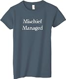 Mischief Managed on Womens Cotton T-Shirt (in 38 colors)