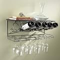 Wrought Iron Hanging Rack