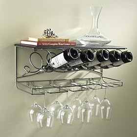 Wrought Iron Hanging Rack by The Wine Enthusiast
