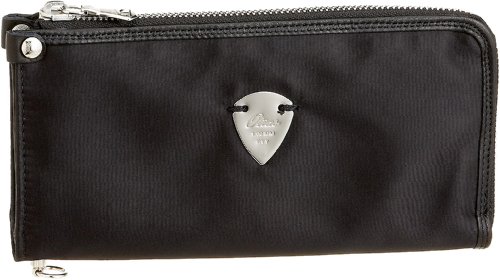 [オティアス] 高密度ナイロン×レザー長財布