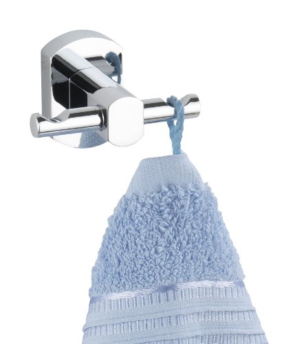 Wenko 17870100 Wandhaken Duo Assoro - Chrom rostfrei, 7 x 4.5 x 5 cm Preisvergleich