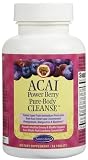 41Tr6uAscWL. SL160  Natures Secret Acai Power Berry Pure Body Cleanse Tabs, 56 ct (Pack of 2)