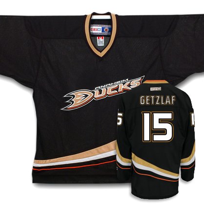 Buy GETZLAF #15 Anaheim Ducks CCM 550 Series Replica NHL Hockey Jersey (NHLPA Certified Custom Sewn...
