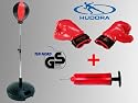 Hudora Punchingball mit Boxhandschuhen u. Pumpe