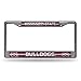 Rico Industries NCAA Mississippi State Bulldogs Classic Bling License Plate Chrome Frame 12
