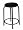 Ashley Desk Height Studio Stool, Black Image #1