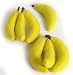Toys : Set of 2 Bananas Soft Felt Play Food Pretend Toy