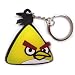 ANGRY BIRDS RUBBER KEY CHAIN -YELLOW BIRD
