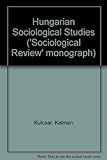 Hungarian sociological studies