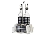 Review Present Time UK  / Oil & Vinegar set Picnic glass bk. 500ml p.bottle