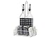 Oil & Vinegar set Picnic glass bk. 500ml p.bottle