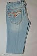 J & Company Womens Jeans Studded Peace Sign Bootcut