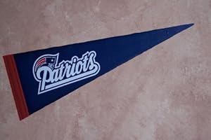 New England Patriots FATHEAD Team Pennant Logo Official NFL Vinyl Wall Graphic 27