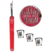 Sewing Essentials, 30 Needles, Seam Ripper and Thimble, Sewing Kit Set
