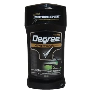 Degree Men AntiPerspirant & Deodorant, Sport Defense, 2.7ounce Packages (Pack of 4)