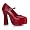 DOLLY-50 (Sexy-50) 5" Mary Jane Pump, Red Patent-Size 6