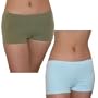 2 PACK: Womens H & M high rise brief panties boy shorts. Very comfortable underwear with elastic waistband and lined crotch. (Size: XS)