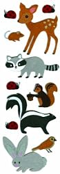 Martha Stewart Crafts Stickers, Felt Animals