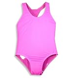 St. Tropez Swimwear - Girls One Piece Swimsuit, Bubblegum Pink