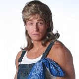 Wicked Wigs-Men Mullet Dirty Blonde Wig