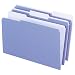 Pendaflex 1521/3LAV Pendaflex 2-Tone File Folders, 1/3 Cut, Top Tab, Letter, Light Lavender, 100/Bx