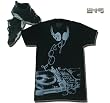 8&9 "GET BUSY" Printed Men's T-shirt By EIGHT & NINE DESIGNS Black/Steel Grey Ink Colorway 8&9 Dj Tee