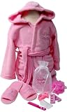 Girls Day Spa Luxury Birthday Costume Robe Slipper Set