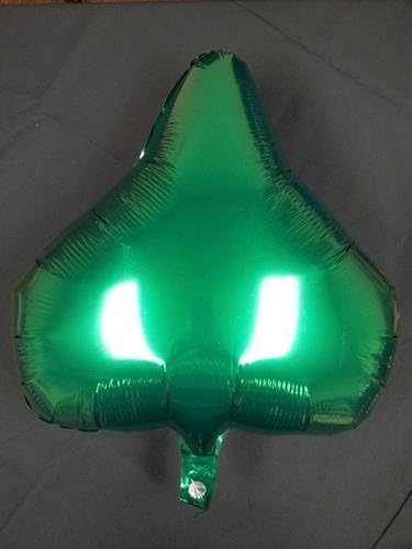 Hershey's Kiss Green Leaf 18" Shaped Foil Mylar Balloon
