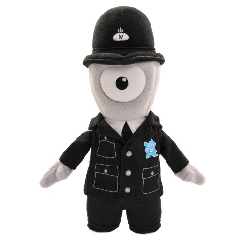 Olympic Mascots Wenlock Policeman Soft Toy