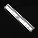 Stick-on Portable 10-LED Wireless Motion Sensing Closet Cabinet LED Night Light / Stairs Light / Step Light Bar with Magnetic Strip (Battery Operated)