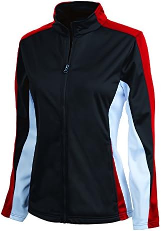 Charles River Women's Energy Jacket and Pant Set - Many Colors (Medium, Black/Red/White)