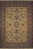 Patina Tan Oriental Wool Round Rug Size: 9 Round
