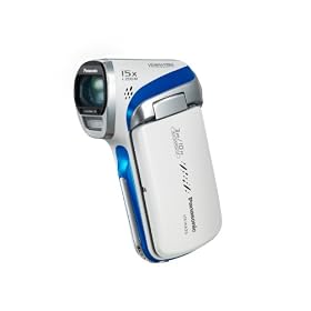 Panasonic - HX-WA20EF-W - Cam�scope num�rique vertical - Full HD - 16 Mpix - Etanche � 3m - Blanc