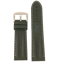 Watch Band Rubber Silicon Divers Sports Strap 24mm