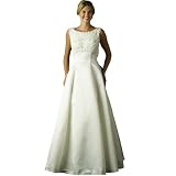 Wedding Dress Gown - Ivory Bridal Gown, Informal Bridal Gown, Ball gown by Sean Collection (B8008) Ivory 20