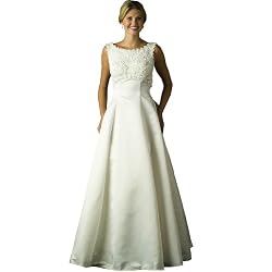 Wedding Dress Gown - Ivory Bridal Gown, Informal Bridal Gown, Ball gown by Sean Collection (B8008) Ivory