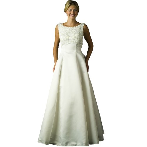 Wedding Dress Gown - Ivory Bridal Gown, Informal Bridal Gown, Ball gown by Sean Collection (B8008) Ivory