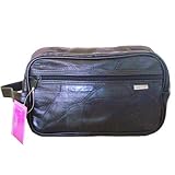 GENUINE LEATHER TOILETRY TRAVEL BAG