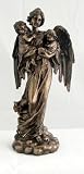 Joseph's Studio Angel With Memorial Rock Outdoor Garden Statue 11