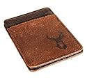 Leather Magic Wallet Distressed Brown Leather