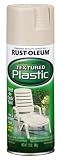 Rust-Oleum 223719 Paint For Plastic Textured Spray, Sandstone, 12-Ounce
