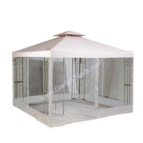 10 x 10 Replacement Canopy Two-Tiered WITH NETTING