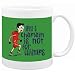 Being a Chaplain is not for wimps Occupations Mug (Green, Ceramic, 11oz.)