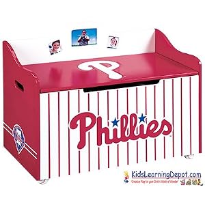 Guidecraft Philadelphia Phillies Toy Chest