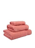 Flor De Algodón Juego De Toallas Zar (Salmón)