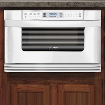 Sharp 24-Inch Insight Pro Microwave Drawer in White [ Model KB6014LW ]