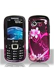 Hard Snap-on Shield With LOVE HEART FLOWERS PINK Design Rubberized Faceplat ....