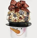 Snowman Bucket, Gourmet Popcorn Holiday Gift
