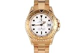 Rolex Ladies Yellow Gold Yachtmaster White Dial
