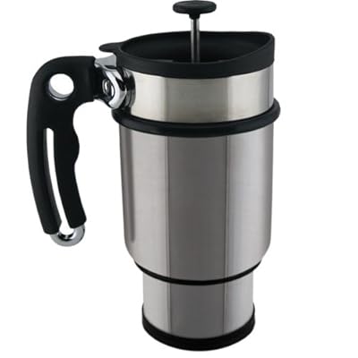 Planetary Designs Stainless Double Walled French Coffee Press Travel Mug